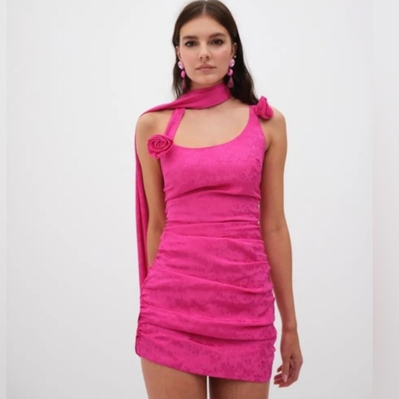 mini dress balloon sleeve Balloon Sleeve Mini Dress